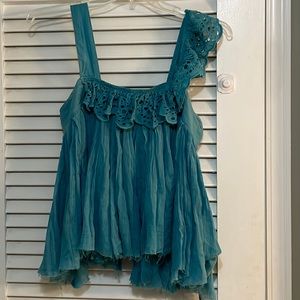 Free People gauzey top